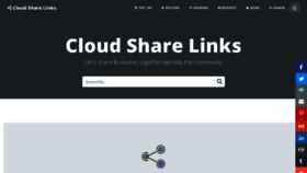 What Cldshare.link website looked like in 2020 (3 years ago)