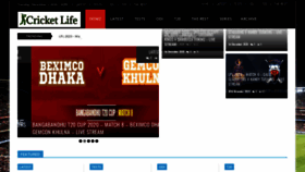 What Cricketlife.co.uk website looked like in 2020 (3 years ago)