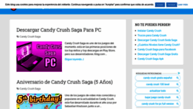 What Candycrushsagaapk.com website looked like in 2020 (3 years ago)