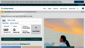 What Cathaypacific.com website looked like in 2020 (3 years ago)