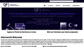 What Cjf.gob.mx website looked like in 2020 (3 years ago)