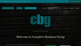 What Completebusinessgroup.com website looked like in 2020 (3 years ago)