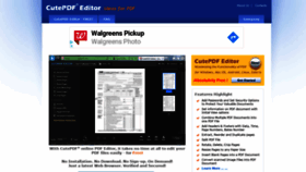 What Cutepdf-editor.com website looked like in 2020 (3 years ago)