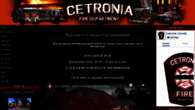 What Cetroniafire.org website looked like in 2020 (3 years ago)