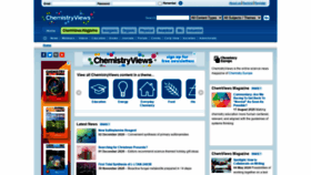 What Chemistryviews.org website looked like in 2020 (3 years ago)