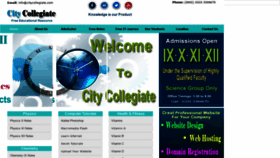 What Citycollegiate.com website looked like in 2020 (3 years ago)