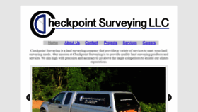 What Checkpointsurveying.com website looked like in 2020 (3 years ago)