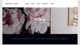 What Clancypc.com website looked like in 2020 (3 years ago)