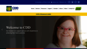 What Cddkc.org website looked like in 2020 (3 years ago)