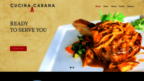 What Cucinacabanaristorante.com website looked like in 2020 (3 years ago)