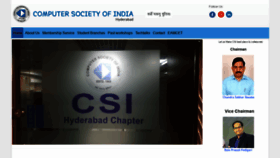 What Csihyderabad.org website looked like in 2020 (3 years ago)