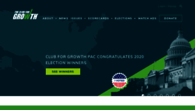 What Clubforgrowth.org website looked like in 2020 (3 years ago)