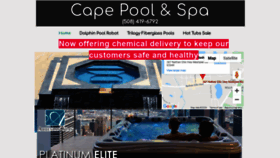 What Capepoolandspa.com website looked like in 2020 (3 years ago)