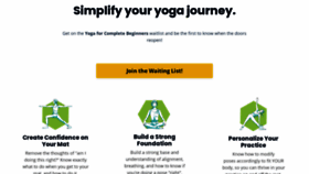 What Courses.yogarove.com website looked like in 2020 (3 years ago)