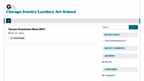 What Chicagojewelryschool.com website looked like in 2020 (4 years ago)