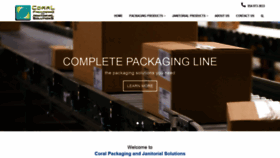 What Coralpack.com website looked like in 2020 (4 years ago)