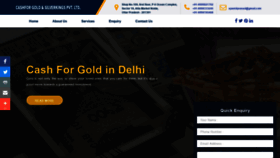 What Cashgolddelhi.com website looked like in 2020 (3 years ago)