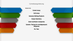 What Cometassayindia.org website looked like in 2020 (4 years ago)