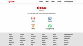What Cari.co website looked like in 2020 (3 years ago)