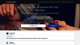 What Cellrevealer.com website looked like in 2020 (3 years ago)