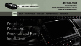 What Carstereoworks.net website looked like in 2020 (4 years ago)