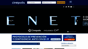 What Cinepolis.com.co website looked like in 2020 (3 years ago)