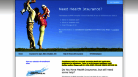 What Coverage4healthcare.org website looked like in 2020 (3 years ago)