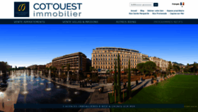 What Cotouest-immobilier.com website looked like in 2020 (4 years ago)