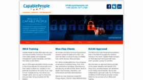 What Capablepeople.net website looked like in 2020 (3 years ago)