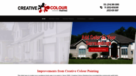 What Creativecolourpainting.com website looked like in 2020 (3 years ago)