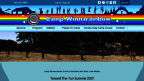 What Campwinnarainbow.org website looked like in 2020 (3 years ago)