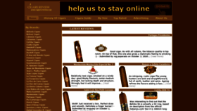 What Cigars-review.org website looked like in 2020 (3 years ago)
