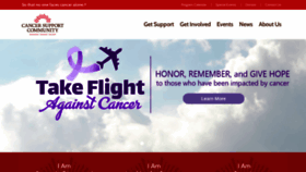 What Cancersupportglv.org website looked like in 2020 (3 years ago)