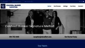 What Coldwellbankermelfort.ca website looked like in 2020 (3 years ago)