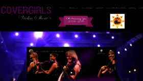 What Covergirlsviolinshow.com website looked like in 2020 (3 years ago)