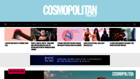What Cosmopolitanme.com website looked like in 2020 (3 years ago)