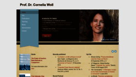 What Corneliawoll.org website looked like in 2020 (3 years ago)