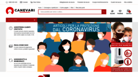 What Canevari-sicurezza.it website looked like in 2020 (3 years ago)