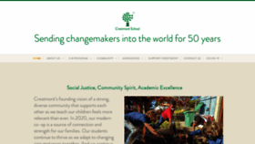 What Crestmontschool.org website looked like in 2020 (3 years ago)