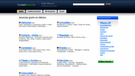What Ciudadanuncios.com.mx website looked like in 2020 (3 years ago)