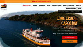 What Cascobaylines.com website looked like in 2020 (3 years ago)