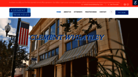 What Clementwheatley.com website looked like in 2020 (3 years ago)