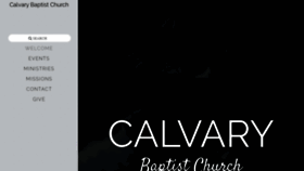 What Calvarytyler.org website looked like in 2020 (3 years ago)