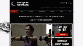 What Chicagofitperformance.com website looked like in 2020 (3 years ago)