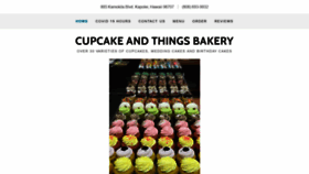 What Cupcakeandthingshawaii.com website looked like in 2020 (3 years ago)