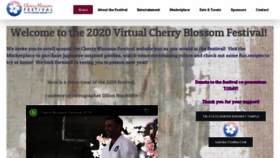 What Cherryblossomdenver.org website looked like in 2020 (3 years ago)