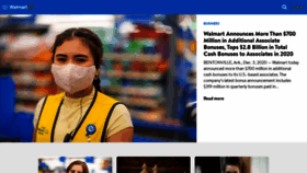 What Corporate.walmart.com website looked like in 2020 (3 years ago)