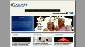 What Calmarett.com website looked like in 2020 (3 years ago)