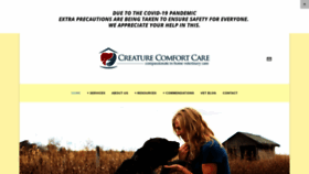 What Creaturecomfortclinic.com website looked like in 2020 (3 years ago)