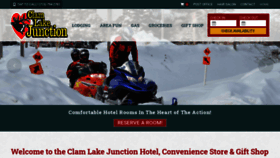 What Clamlakejunction.com website looked like in 2020 (3 years ago)